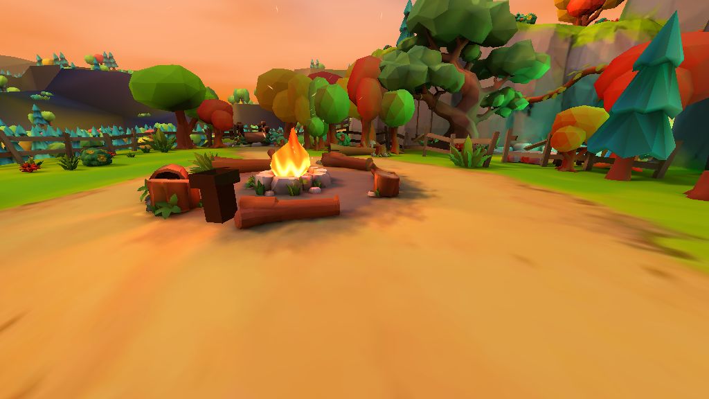 Back at the campfire.